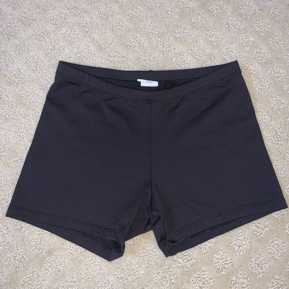 High Waisted Black Booty Shorts Size Small